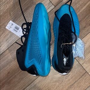 A.E. 1 Black and Blue basketball shoes